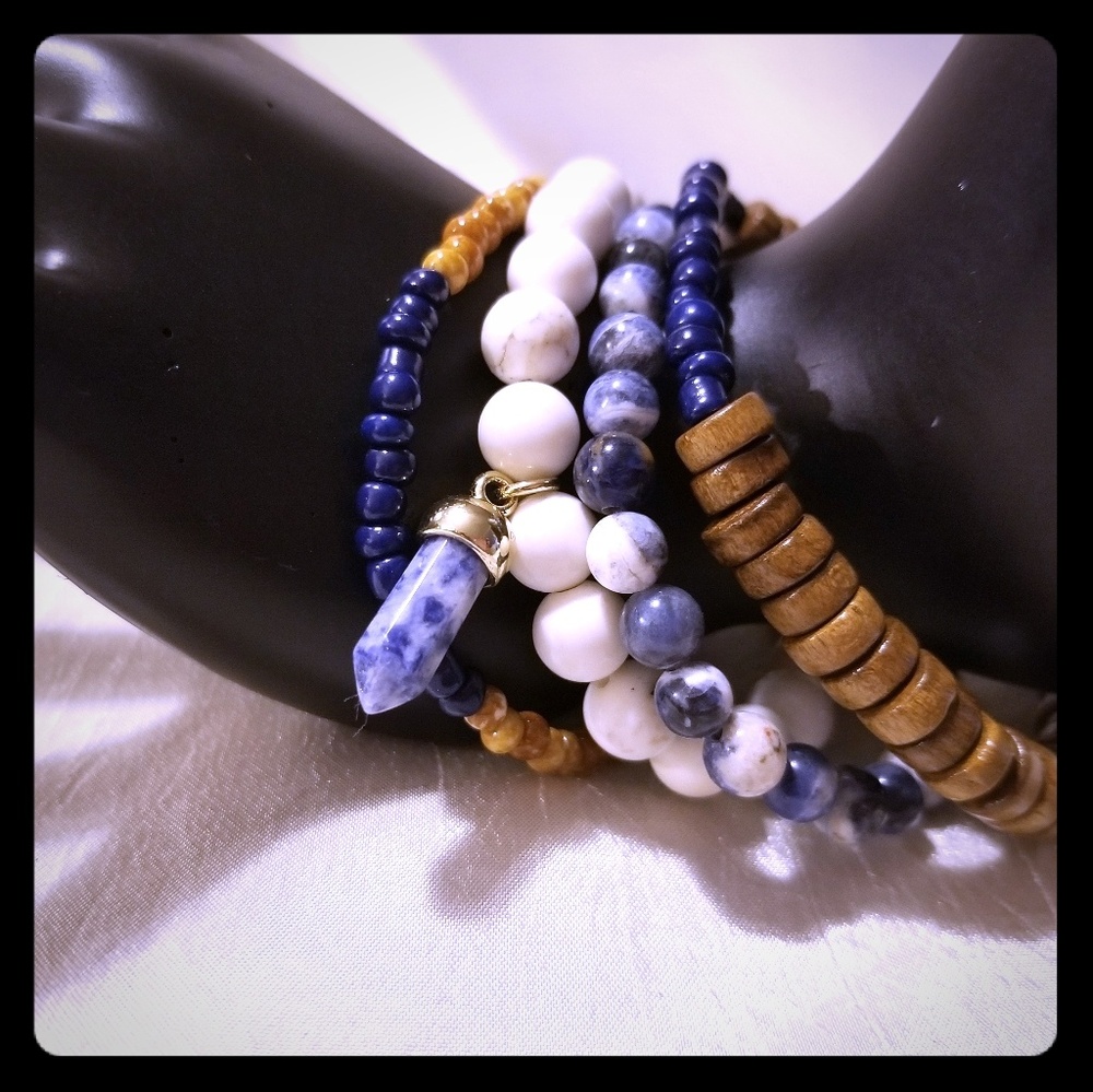 Handmade stretch bracelets